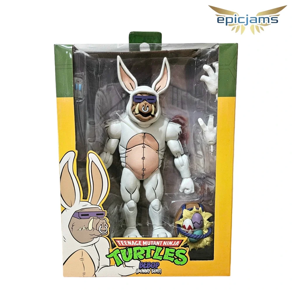 NECA Loot Crate TMNT Bunny Suit Bebop & Rocksteady Action Figures New